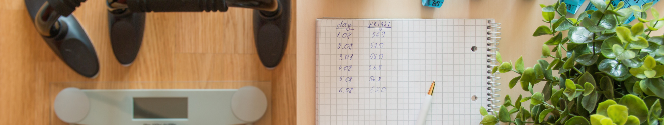 scale and weight loss journal